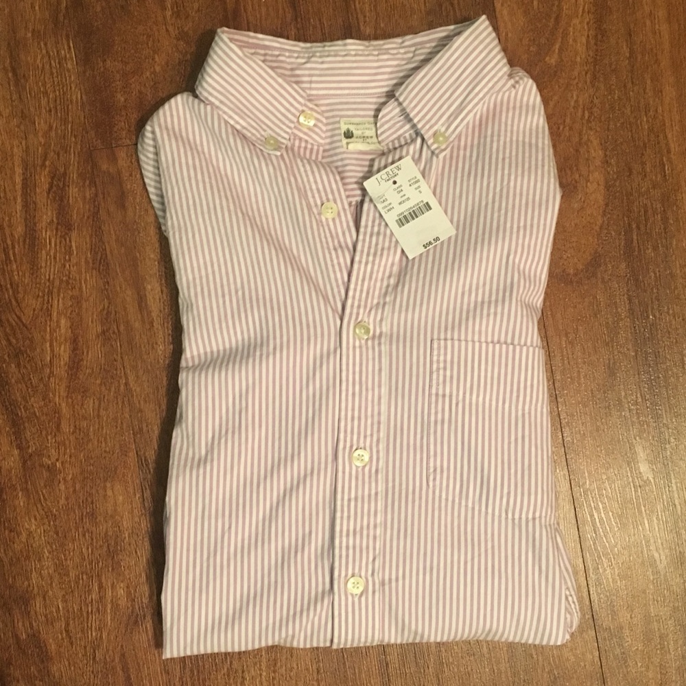 NWT J. Crew Sunwashed Oxford Cotton Button Down